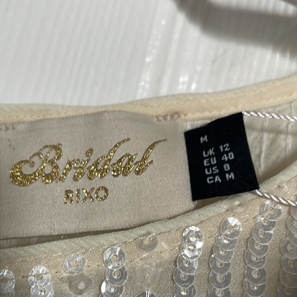 Coco Sequinned Midi Dress - ivory white (M / US 8) - Picture 7 of 7